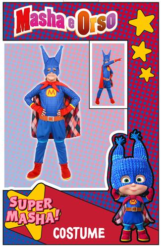 Prodotto: CIA-11158.4-6 - COSTUME SUPERMASHA (MASHA E ORSO) 4-6 ANNI - CIAO