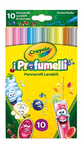 10 PENNARELLI PUNTA MEDIA LAVABILI I PROFUMELLI