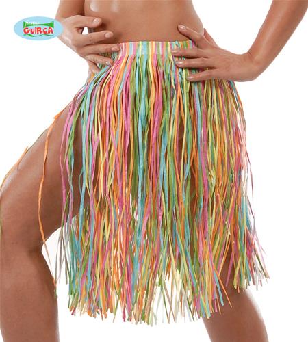 GONNA HAWAIANA FIORI 45 CM MULTICOLORE