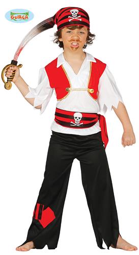 Prodotto: GUI-83347N - COSTUME PIRATA BAMBINO TAGLIA 5-6 ANNI - GUIRCA