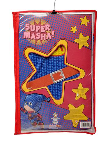 COSTUME SUPERMASHA (MASHA E ORSO) 3-4 ANNI