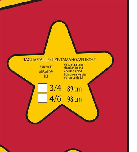 COSTUME SUPERMASHA (MASHA E ORSO) 3-4 ANNI