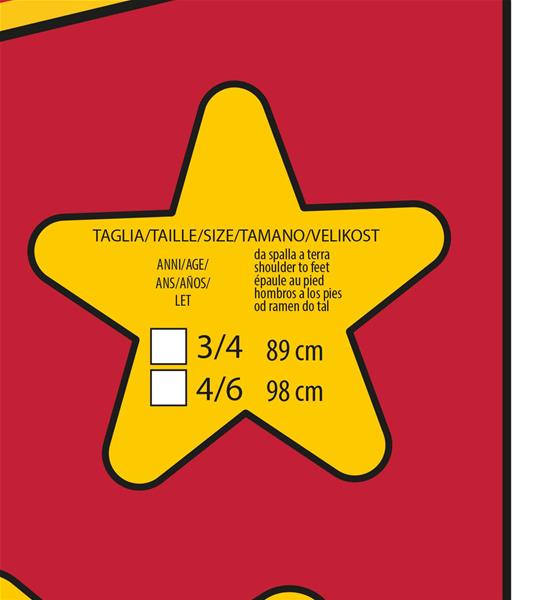 COSTUME SUPERMASHA (MASHA E ORSO) 3-4 ANNI