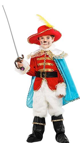 COSTUME GATTO CON GLI STIVALI MIS. 4 ANNI