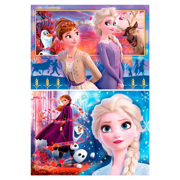 PUZZLE 2X60 SUPER COLOR FROZEN 2 PROMO