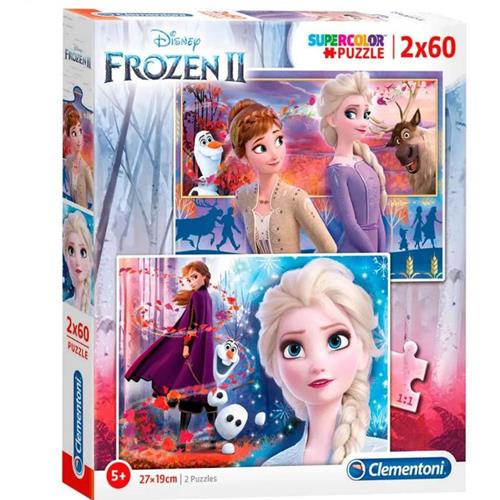 PUZZLE 2X60 SUPER COLOR FROZEN 2 PROMO