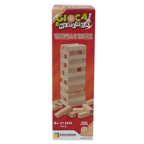 GIOCA E RIGIOCA - TREMA LA TORRE IN LEGNO