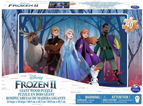 PUZZLE FROZEN II 60,9X47,5 CM GIGANTE LEGNO 