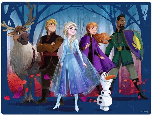 PUZZLE FROZEN II 60,9X47,5 CM GIGANTE LEGNO 