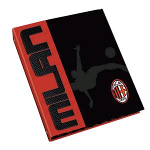 AC MILAN COPERTINA AD ANELLI A4 TEEN 13