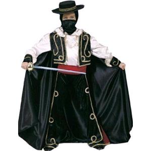COSTUME DON DIEGO ZORRO MIS. 9-11 ANNI