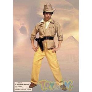 COSTUME CACCIATORE DI TESORI INDIANA JONES MIS. 5-7 ANNI