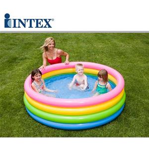 PISCINA 4 ANELLI ARCOBALENO CM 168X46 INTEX (454412)