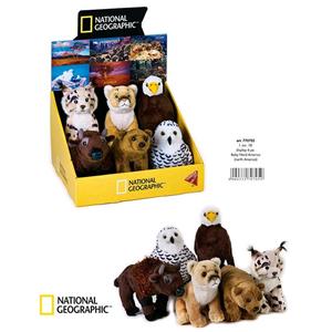 PELUCHE BABY NORTH AMERICA BISONTE CM 18 NATIONAL GEOGRAPHIC