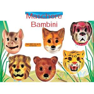 MASCHERA ANIMALI BAMBINI ASSORTITI