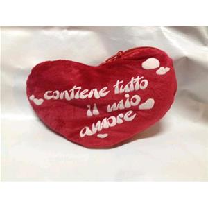 CUORE4 CM 25 CON ZIP (FRASI ASSORTITE)