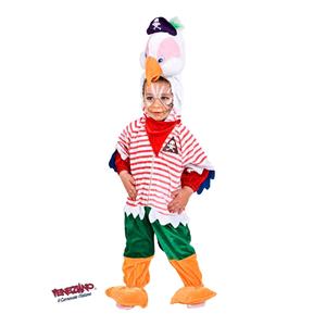 COSTUME PELUCHE PAPPAGALLO PIRATA MIS. 1 ANNO