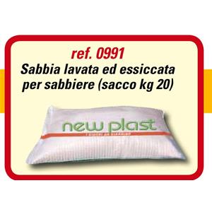 SABBIA LAVATA NEWPLAST SACCO DA 20 KG PER SABBIERE