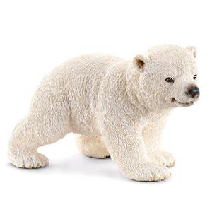 ANIMALI WILD LIFE CUCCIOLO DI ORSO POLARE CHE CAMMINA