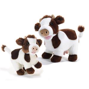 PELUCHE REGINA MUCCA ROSSA 23 CM