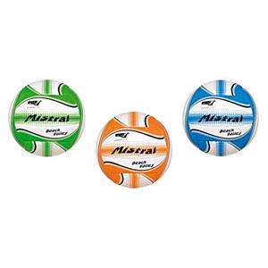  PALLONE BEACH VOLLEY MISTRAL in cuoio sintetico - 3 colori assortiti