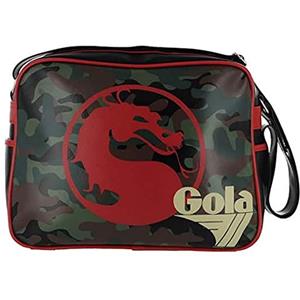 GOLA TRACOLLA REDFORD MIMETICA CON DRAGO ROSSO