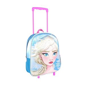 ZAINO ASILO TROLLEY CON CARRELLO 3D FROZEN 2 CON PAILLETTES