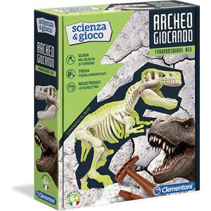 SCIENZA E GIOCO - ARCHEOGIOCANDO - NEW T-REX LUMINOSO AL BUIO DINOSAURI