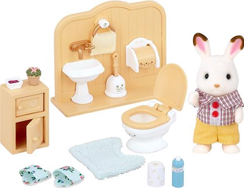 SYLVANIAN FAMILIES - SET BAGNO FRATELLO CONIGLIO CIOCCOLATO