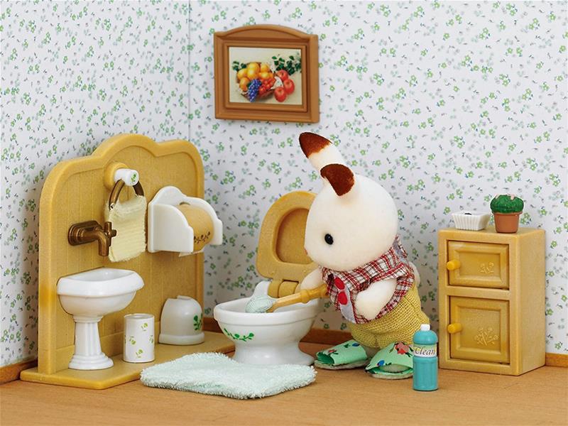 SYLVANIAN FAMILIES - SET BAGNO FRATELLO CONIGLIO CIOCCOLATO