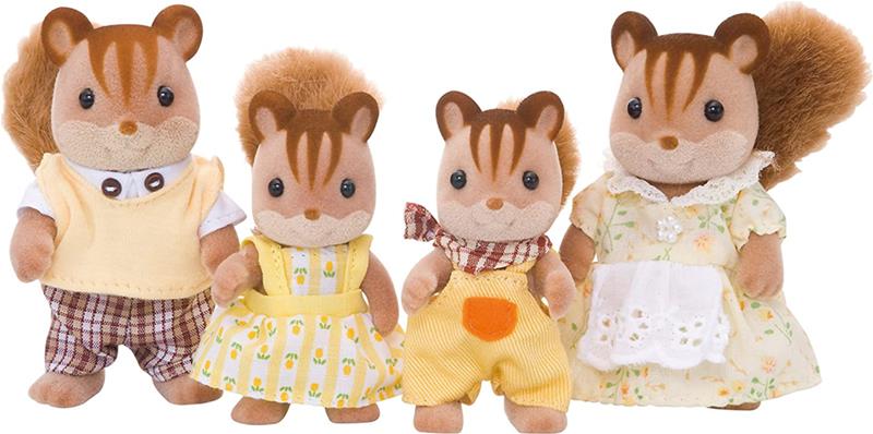 SYLVANIAN FAMILIES - FAMIGLIA SCOIATTOLI CHIARI