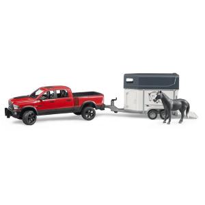 BRUDER RAM 2500 POWER WAGON CON CAVALLO