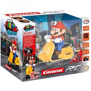 VESPA MOTO RC RADIOCOMANDATA SUPER MARIO ODYSSEY SCOOTER MARIO 2,4 GHZ