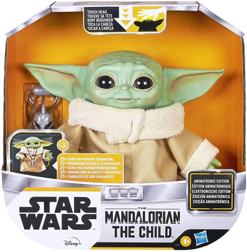 STAR WARS - BABY YODA ANIMATRONIC SUONI E MOVIMENTO