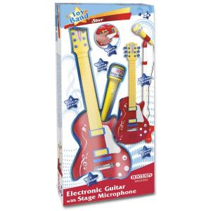CHITARRA ROCK CON MICROFONO DA PALCO