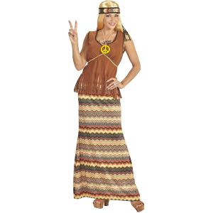 COSTUME DONNA HIPPIE TAGLIA L