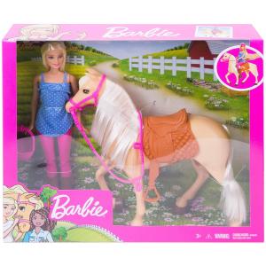 BARBIE - BAMBOLA CON CAVALLO E ACCESSORI