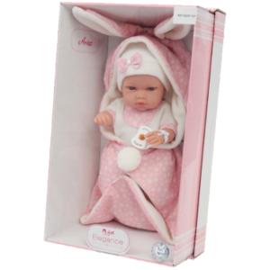 ARIAS - BEBÈ 33CM CON COPERTA ORECCHIE ROSA