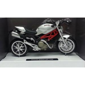 MOTO DUCATI MONSTER NEW 1100 1:12 - GRIGIO