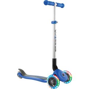 GLOBBER MONOPATTINO 3 RUOTE PRIMO PIEGHEVOLE CON LUCI NAVY BLU