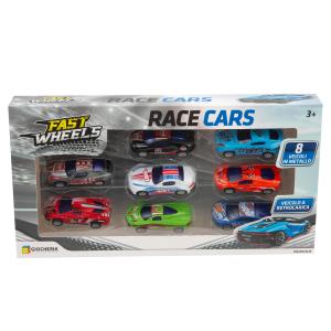 FAST WHEELS - CONF.10 AUTO DIE CAST 1:64 MODELLI ASSORTITI
