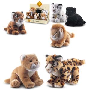 I PICCOLI PLUSH "JUNGLY" - 21 CM. TIGRE LEONE PANTERA LEOPARDO LEONESSA