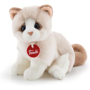 PELUCHE GATTINO BRAD BIANCO/BEIGE CM 19 S