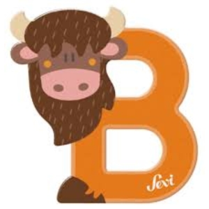 SEVI LETTERA B ANIMALI - BISONTE