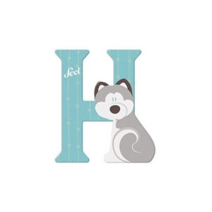 SEVI LETTERA H ANIMALI - HUSKY