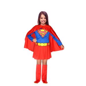 COSTUME SUPERGIRL TAGLIA 5-7 ANNI