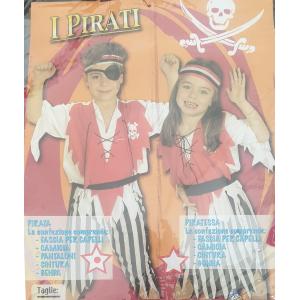 COSTUME PIRATA REALE MIS.S 5-7 ANNI