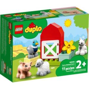 LEGO DUPLO – GLI ANIMALI DELLA FATTORIA CON ANATRA, MAIALE, PECORA E GATTO