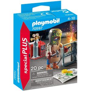 PLAYMOBIL SPECIAL PLUS FABBRO CON FIAMMA OSSIDRICA