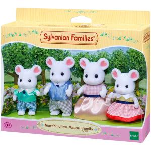 SYLVANIAN FAMILIES - MARSHMALLOW FAMIGLIA TOPOLINI BIANCHI